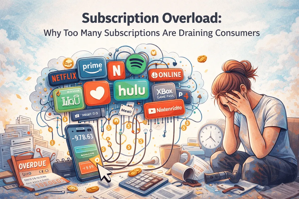 Subscription Overload: Why Too Many Subscriptions Are Draining Consumers and What You Can Do About It